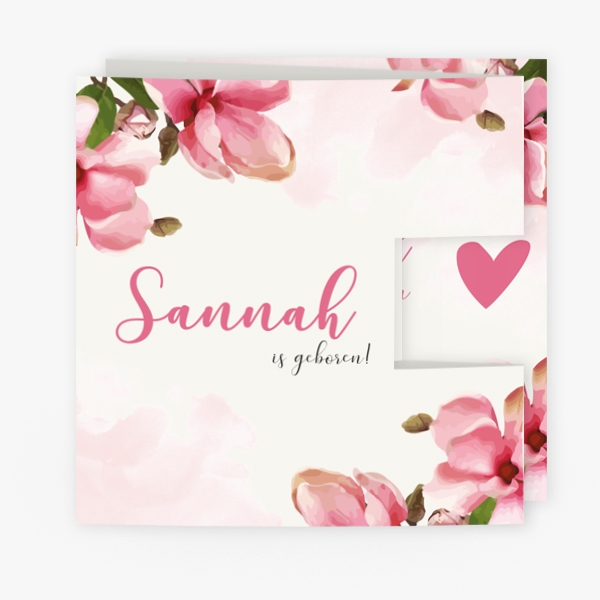 drieluik bloemen roze Sannah